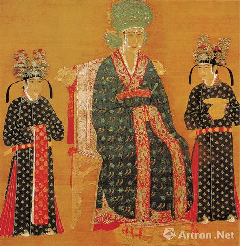 《宋仁宗皇后像》宋 佚名 绢本设色 172x165.3cm 台北故宫博物馆藏