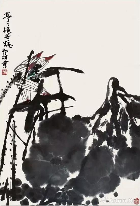 崔如琢积墨巨作《秋风摇翠》将亮相保利香港秋拍