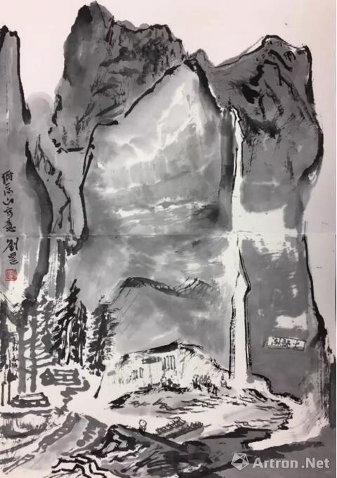 老崔说画"雁荡行-刘罡写生雁荡山