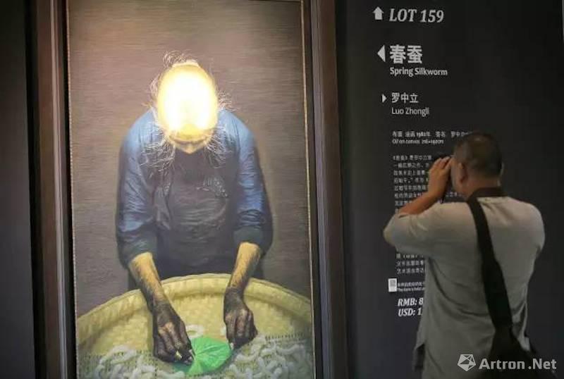 罗中立《春蚕》绝对是本次现当代艺术部分的重头戏