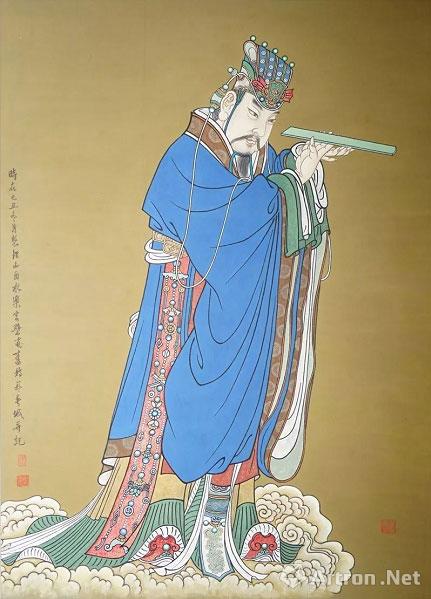 永乐宫壁画太乙真人 武继仁