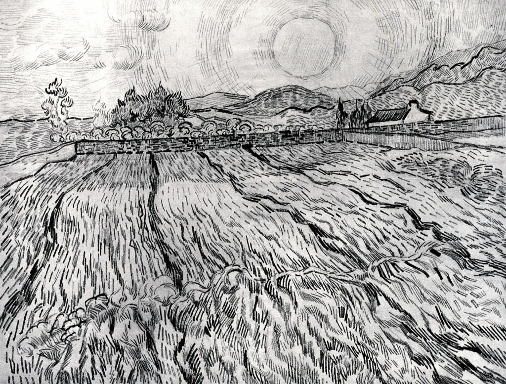 梵高经典素描作品100张,吐血整理!