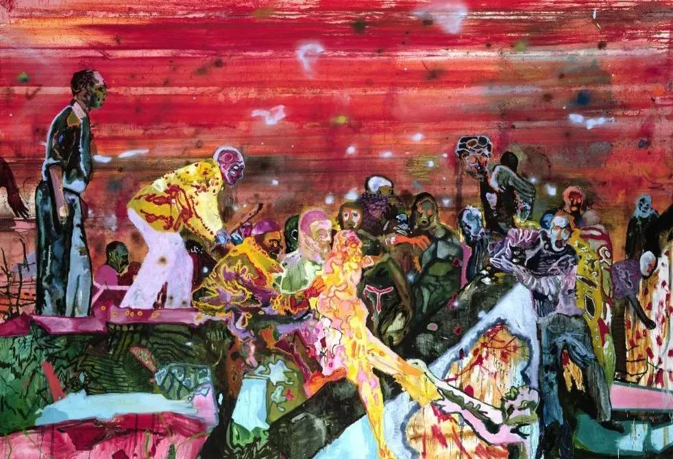 丹尼尔·里希特《菲诺克斯》布面油彩 252 x 368 cm 2000