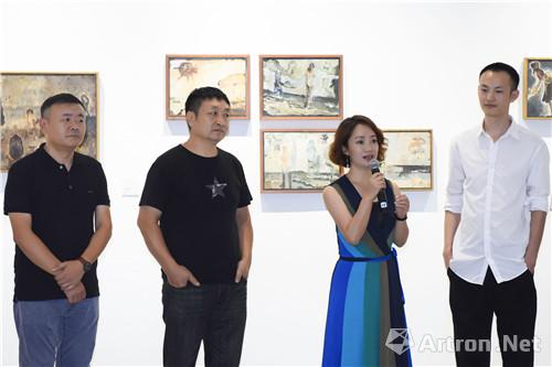 墨非墨艺术机构,墨非墨画廊创始人冯国建女士发言