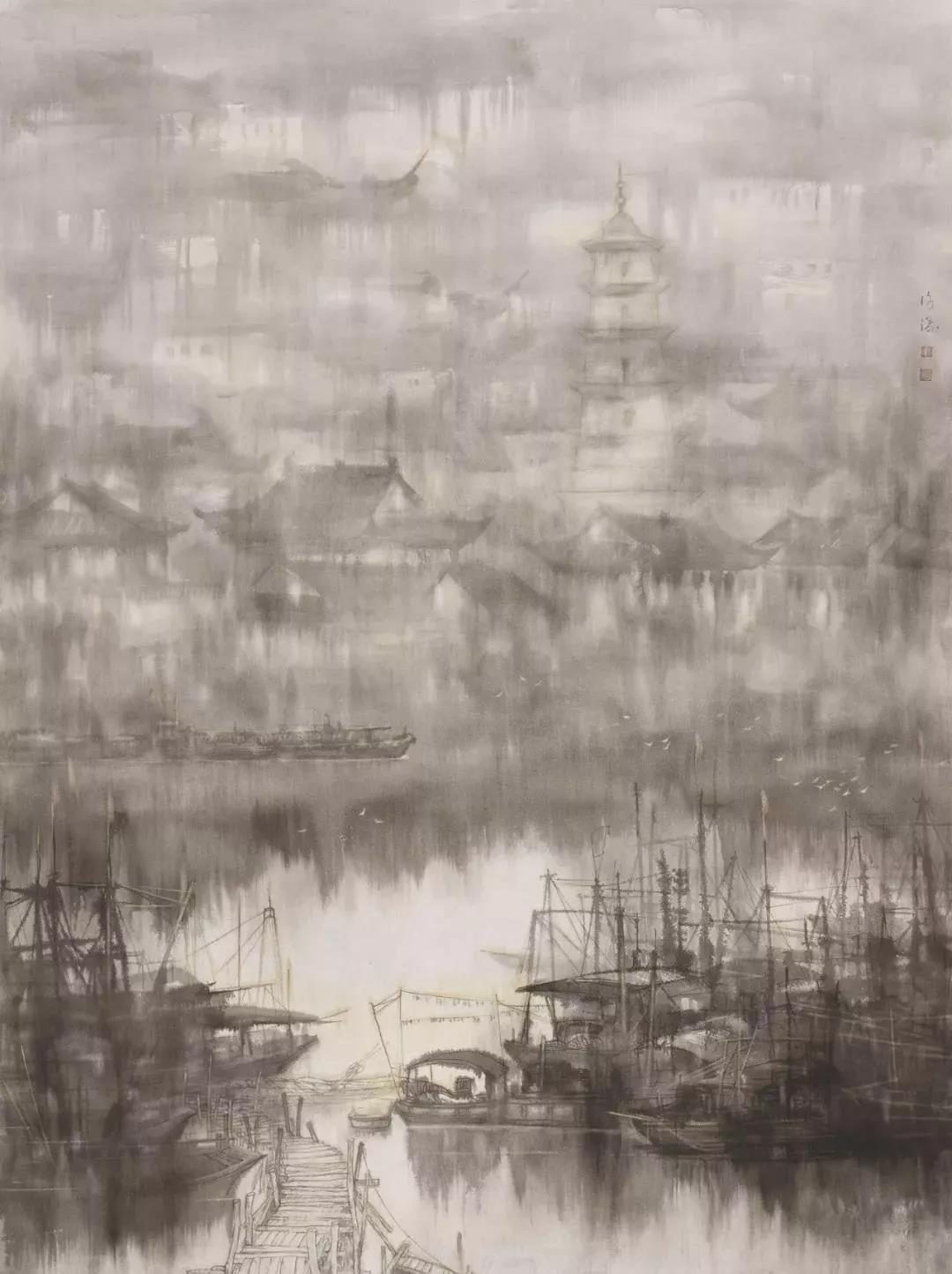 "邮驿路 运河情"全国中国画作品巡展·北京站