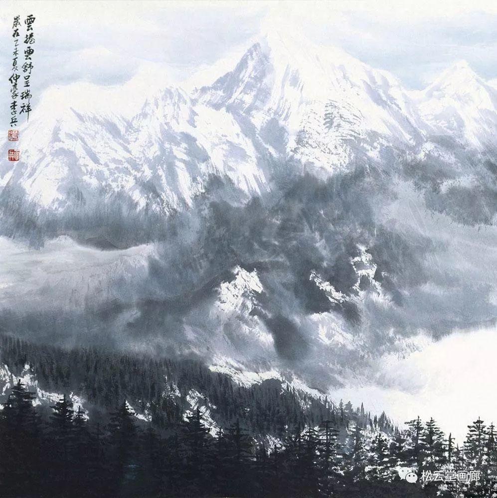 李兵:意写雪山雄浑苍茫 | 上艺术·画家