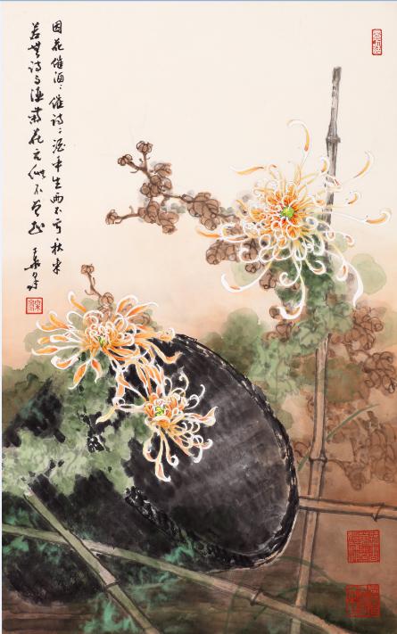 叶泉:画中隐士,花中君子.