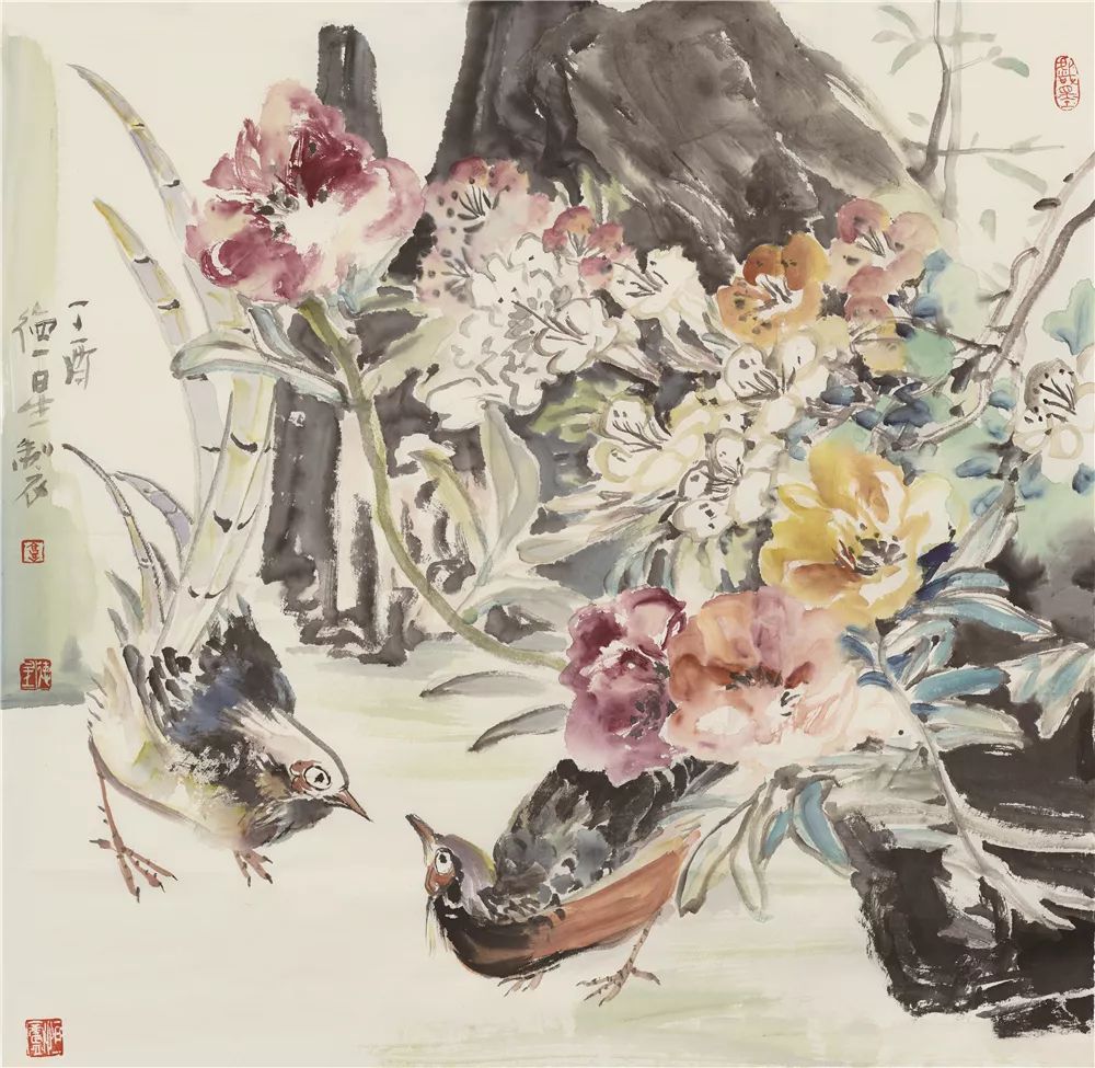 赵治平 高情久远 设色纸本 镜心 139×34.