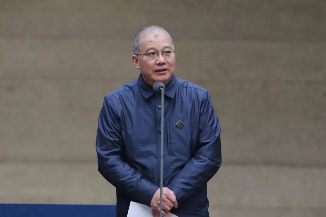中国文联副主席,省文联主席,中国美院院长许江致辞