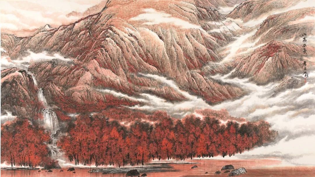 卢志学在山河澎湃中画出内心感悟;刘守安中国书法"教"