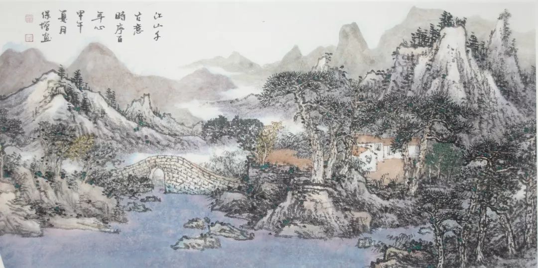 艺博推荐|云山叠叠几千重——毛保增作品赏析