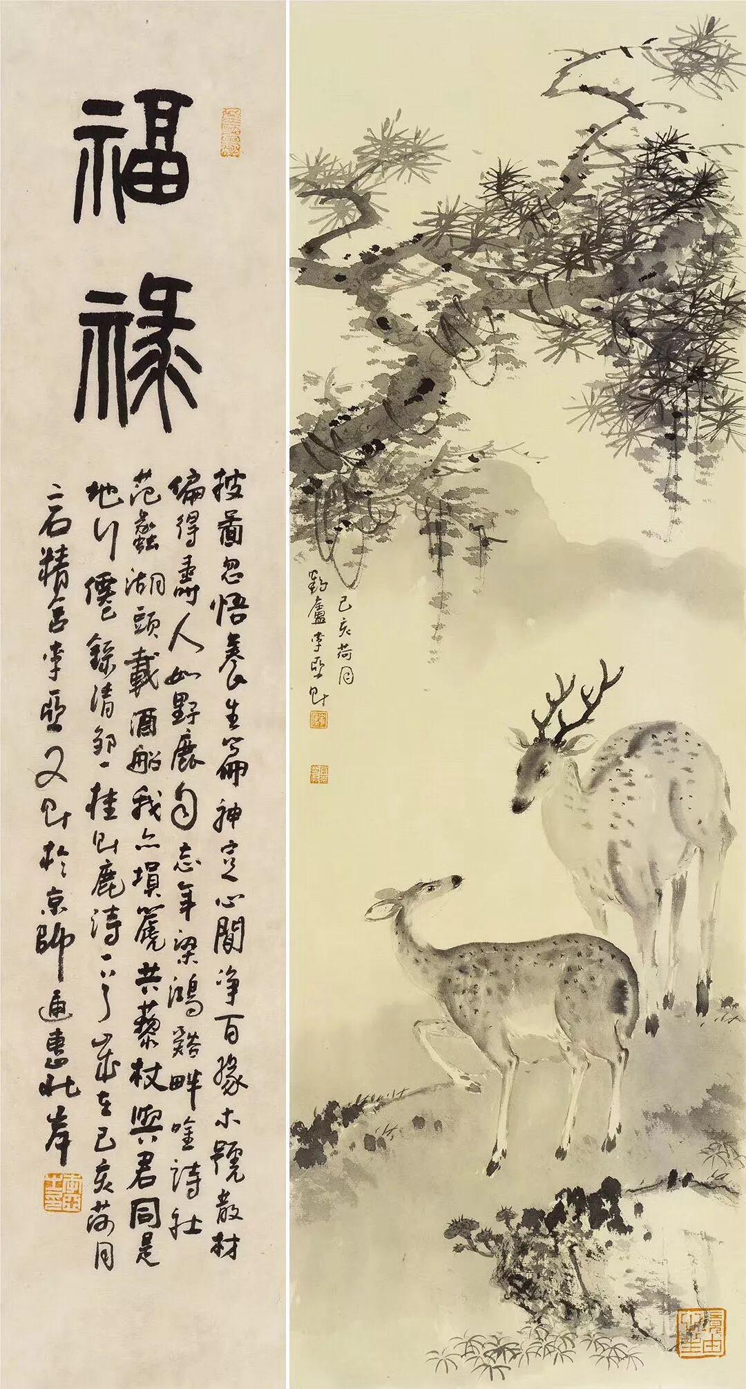 花鸟画家李亚笔下的荷花充满着静谧,庄重,空灵,古雅之美