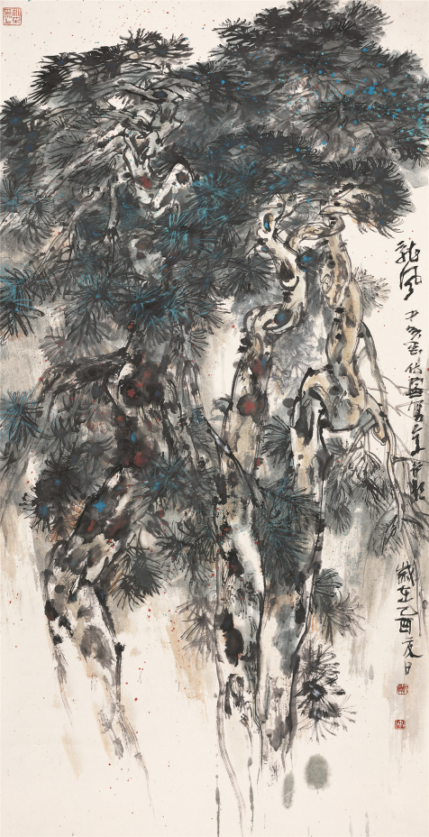 中国画坛画松名家:禹化兴