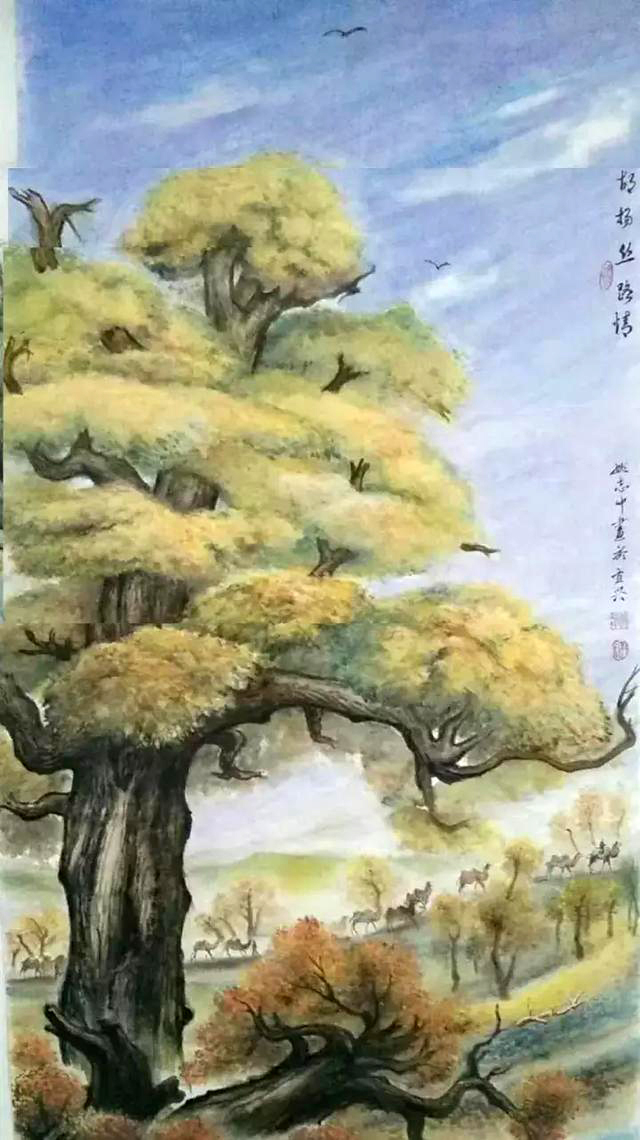 著名画家姚志中先生作品欣赏