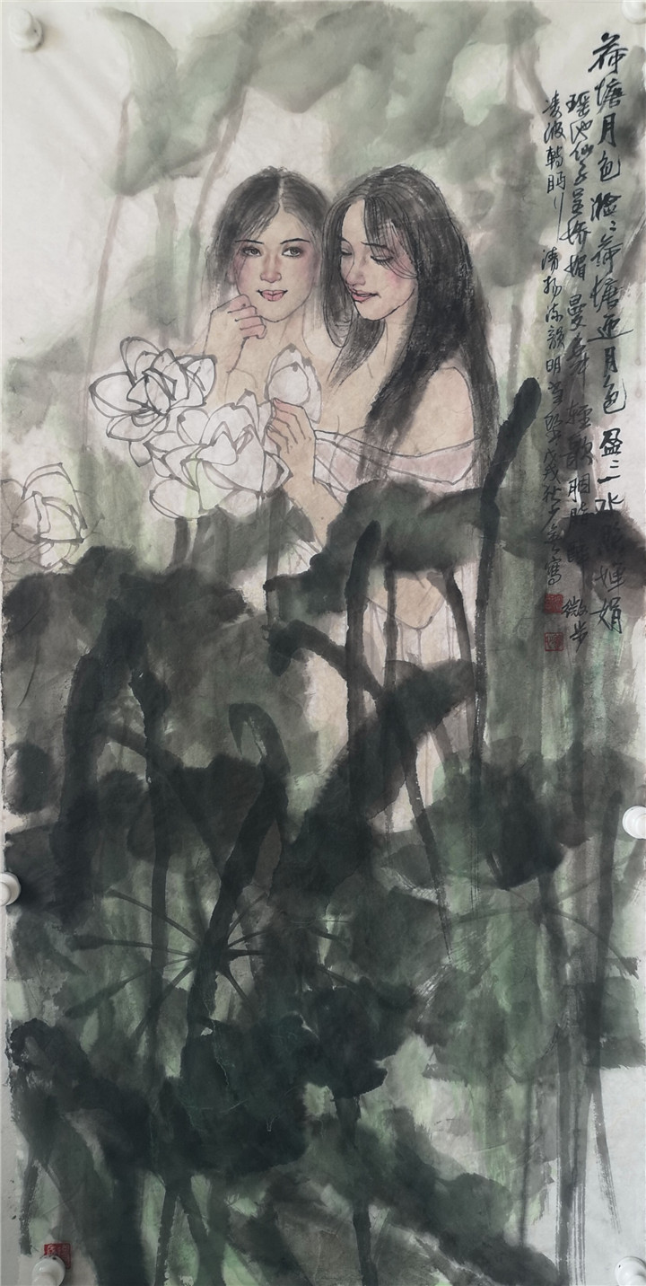 满目芳菲—狄少英中国人物画