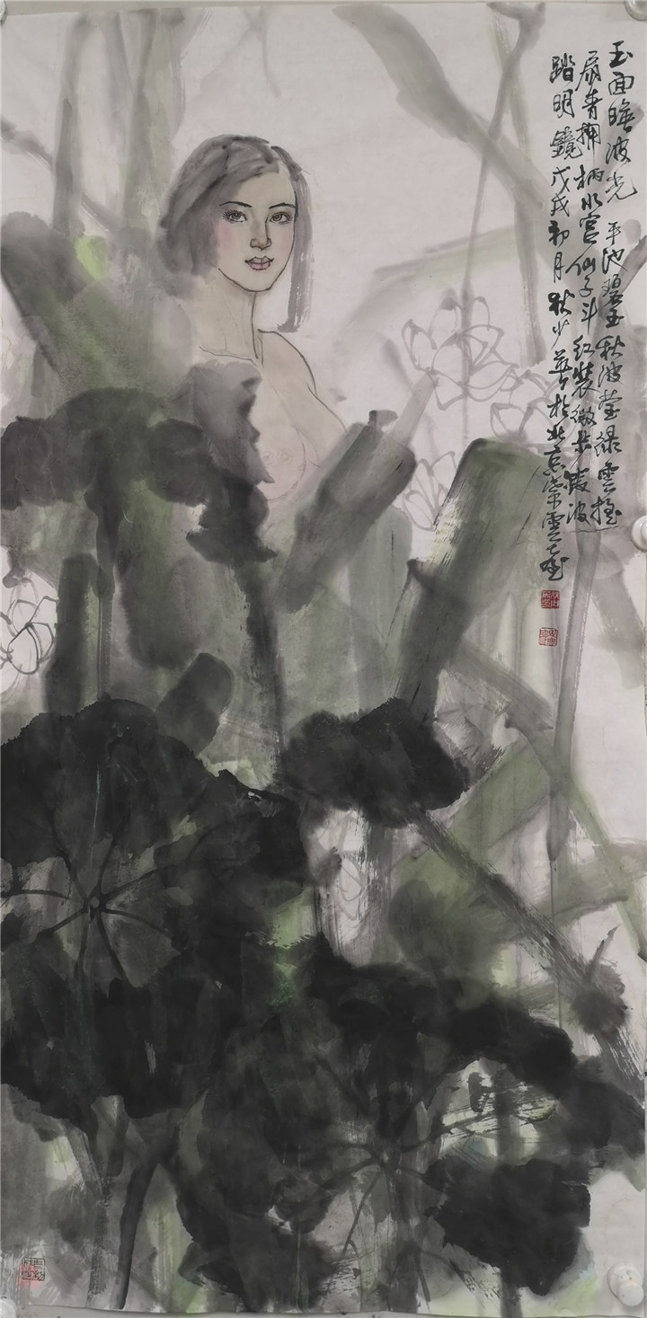 满目芳菲—狄少英中国人物画