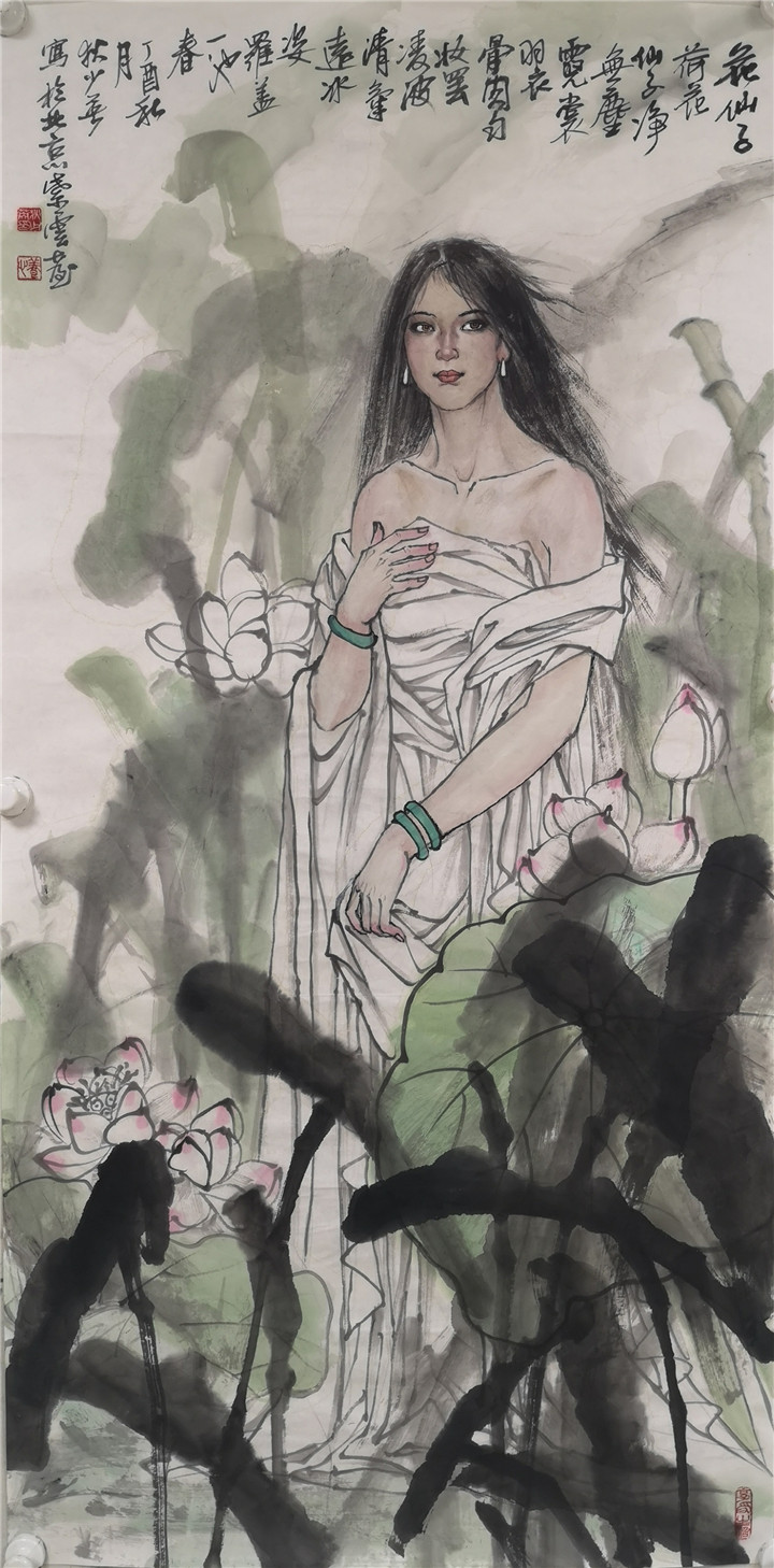 满目芳菲—狄少英中国人物画