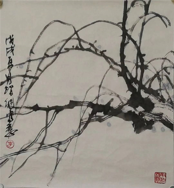 师承著名花鸟画家李鹤筹,孙其峰等.