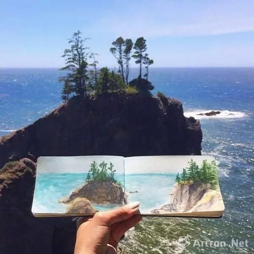 插画师的职业病：旅个游也不好好带相机