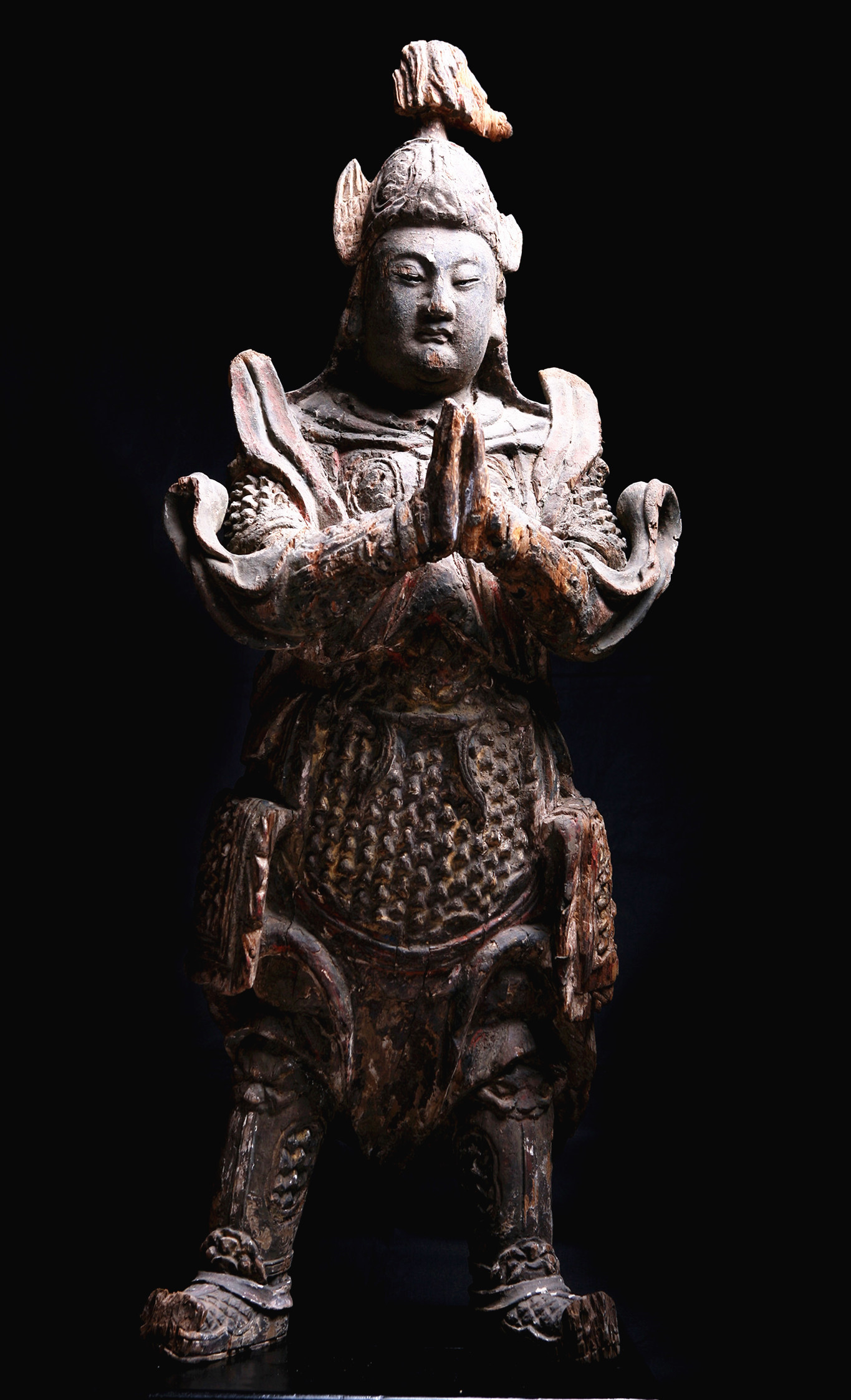 韦驮立像 | 慈山寺佛教艺术博物馆