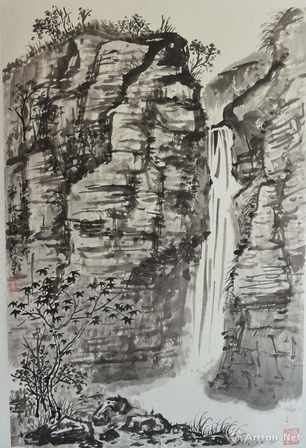 太行山写生45x68cm