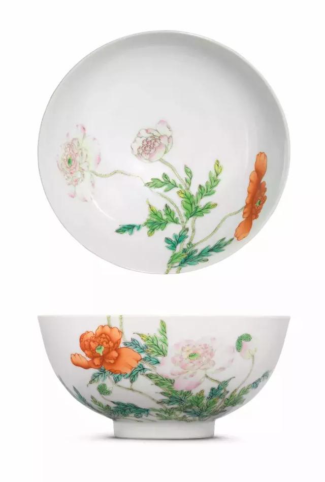 白手套!清雍正御制粉彩过枝虞美人盌斩获2650万(附成交全览)