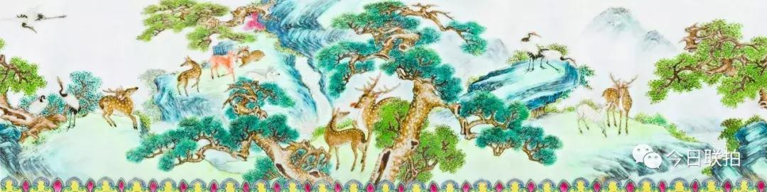 非典型御窑！乾隆宫粉地洋彩鹤鹿同春如意瓶亮相巴黎苏富比