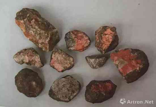 ▲ 玛瑙矿石，2015年清凉寺窑址出土