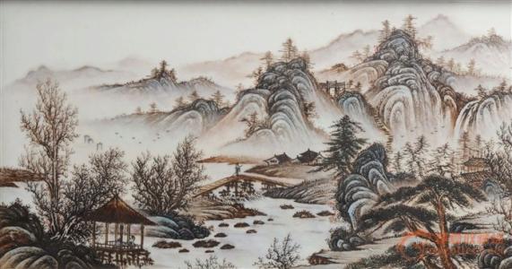 瓷板画的市场价格高涨——拍行分析