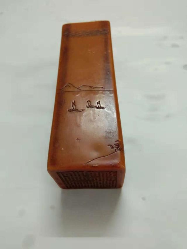 薄意雕田黄印章——精品推荐
