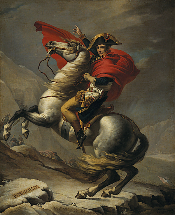 拿破仑图片 骑马高清图片