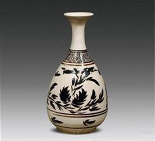 白地黑绘磁州窑