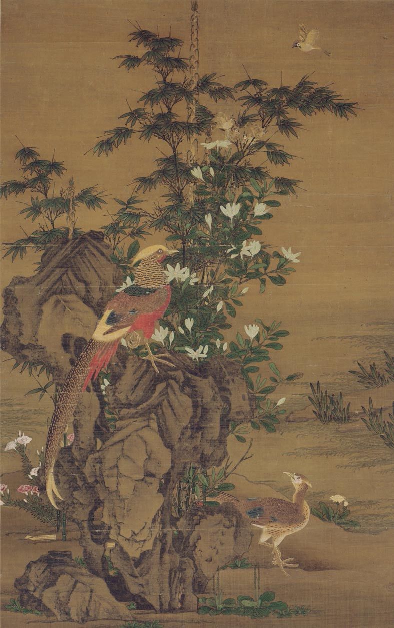 王渊花鸟画的空间密码