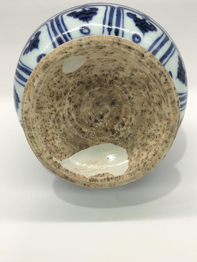 瓷器之王:明“青花”花卉纹“蒜头瓶”