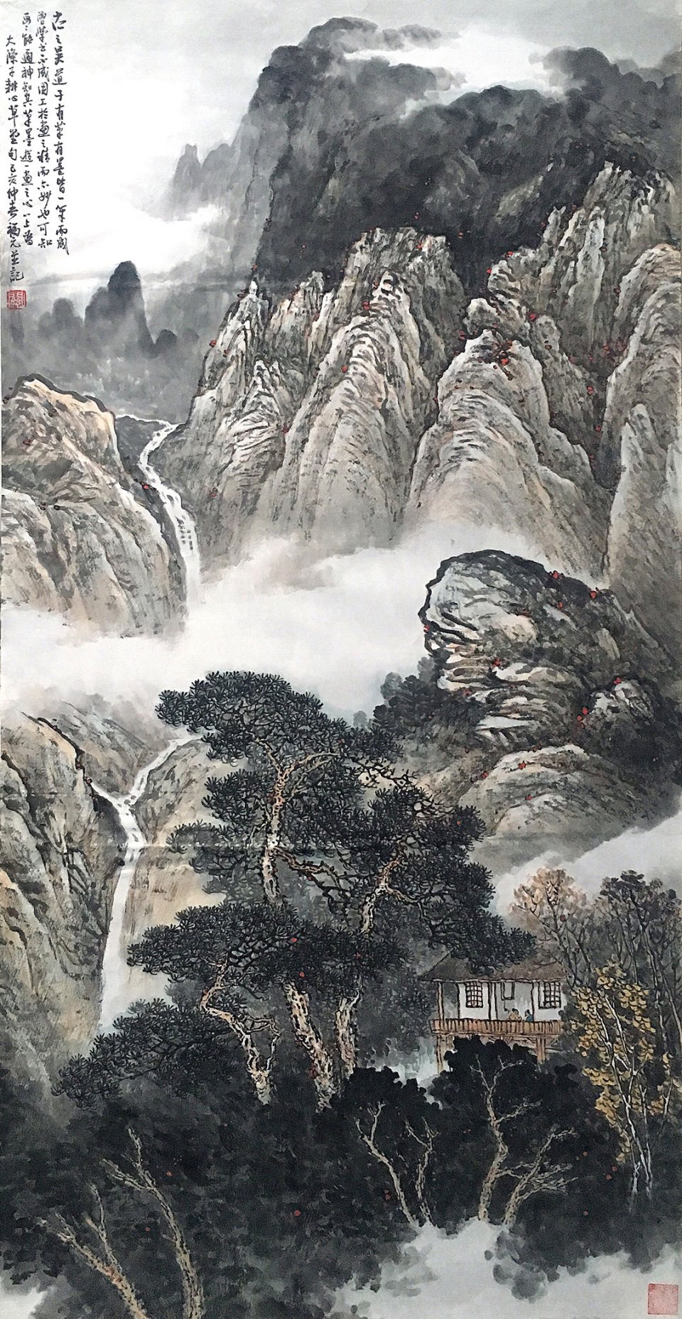 关福元——山水画意境高远,浑厚华滋,具有强烈的时代气息