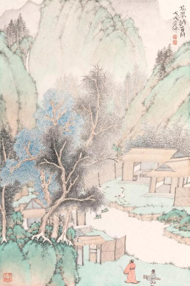 品鉴|《翠林会友》与《苍翠纳百川》