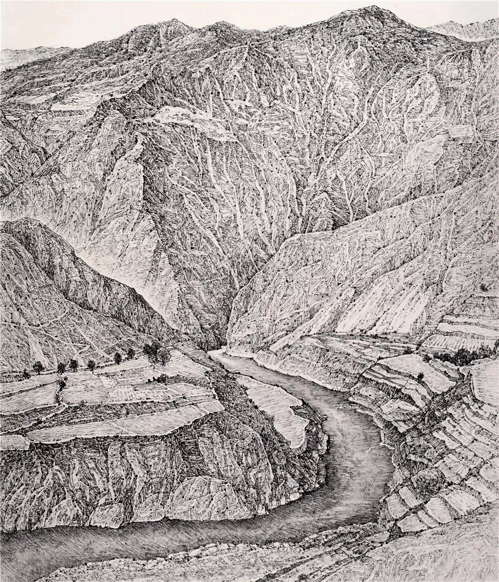 孙红霞焦墨画作品欣赏